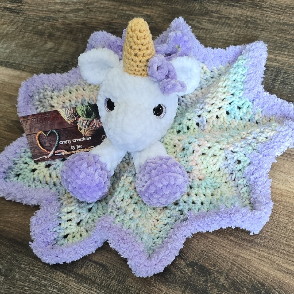 Unicorn Blanket Lovey